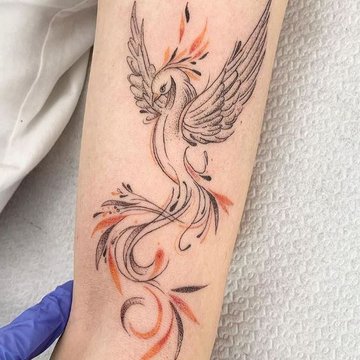 ave fenix tatuaje