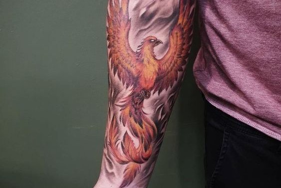ave fenix tatuaje