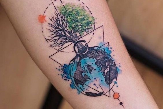 tatuaje del árbol de la vida