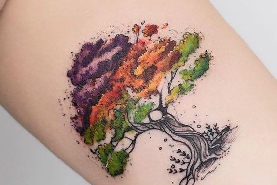 tatuaje del árbol de la vida