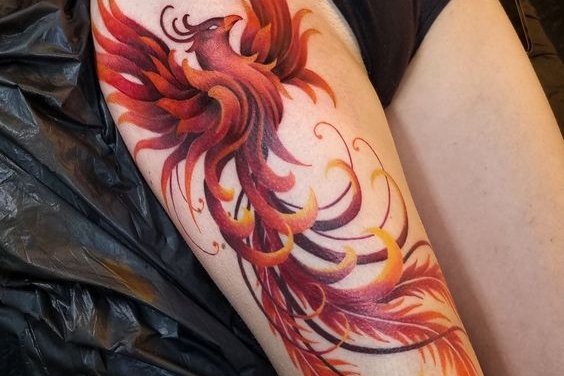 ave fenix tatuaje