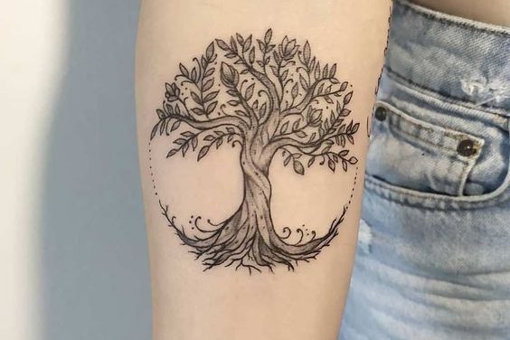 tatuaje del árbol de la vida