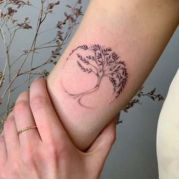 tatuaje del árbol de la vida