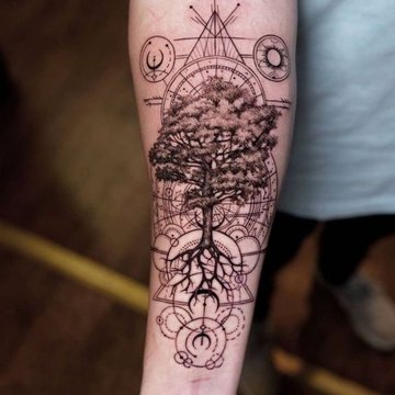 tatuaje del árbol de la vida