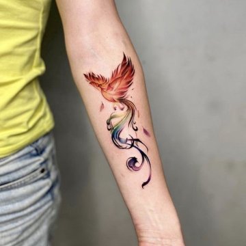 ave fenix tatuaje