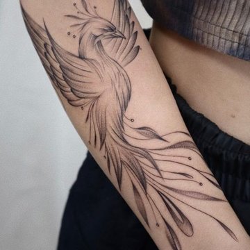 ave fenix tatuaje