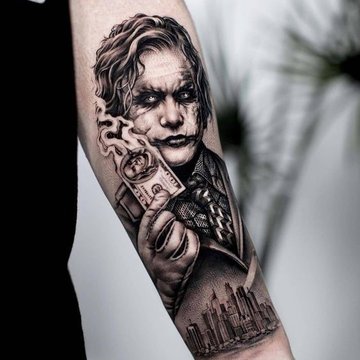 tatuajes del joker
