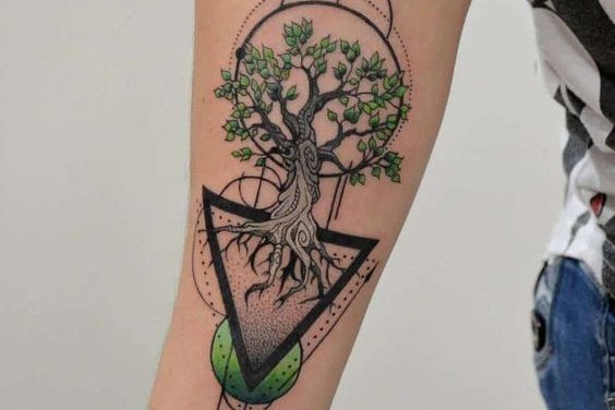 tatuaje del árbol de la vida