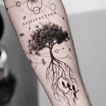 tatuaje del árbol de la vida