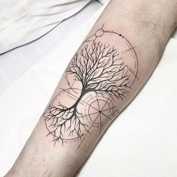 tatuaje del árbol de la vida