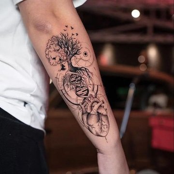 tatuaje del árbol de la vida