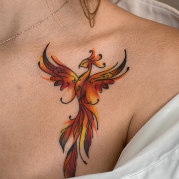 ave fenix tatuaje
