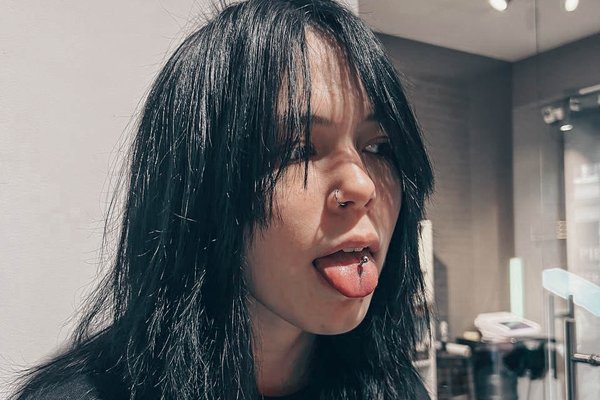 Piercing en la lengua