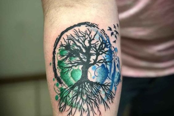 tatuaje del árbol de la vida
