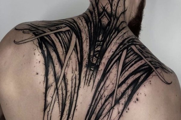 Tatuaje de espalda para hombres