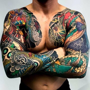 El estilo de tatuaje japonés