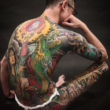 El estilo de tatuaje japonés