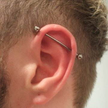 Piercings industriales
