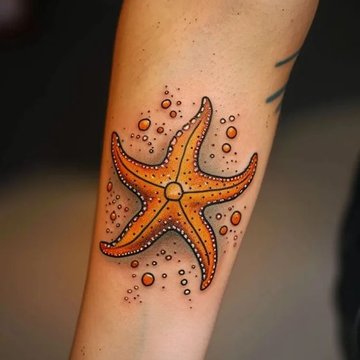 tatuaje estrella de mar