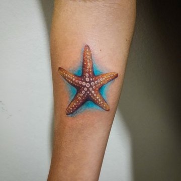 tatuaje estrella de mar