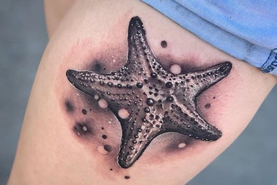tatuaje estrella de mar