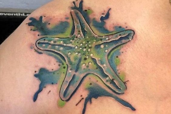 tatuaje estrella de mar