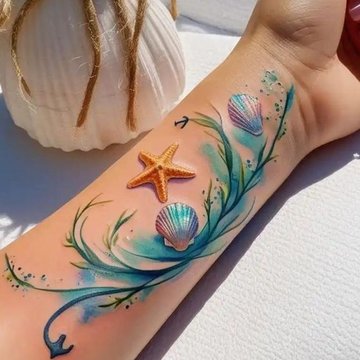 tatuaje estrella de mar
