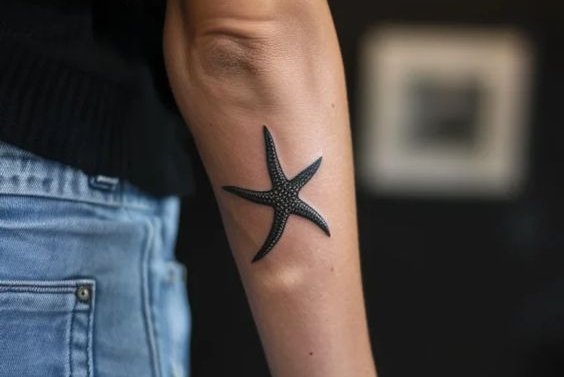 tatuaje estrella de mar