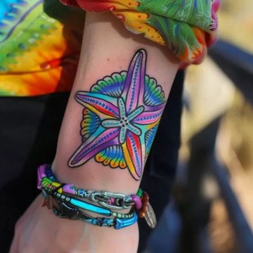 tatuaje estrella de mar