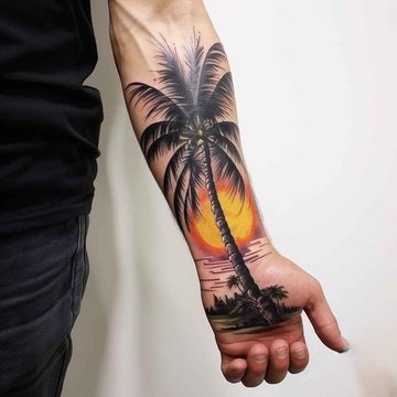 tatuaje de palma