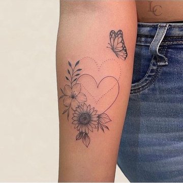 corazones tatuajes