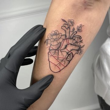 corazones tatuajes