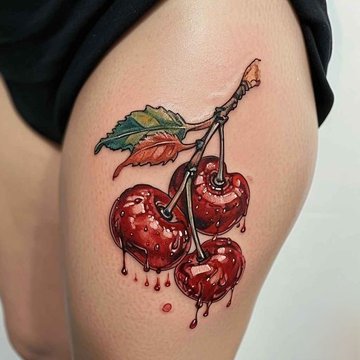 tatuaje cereza