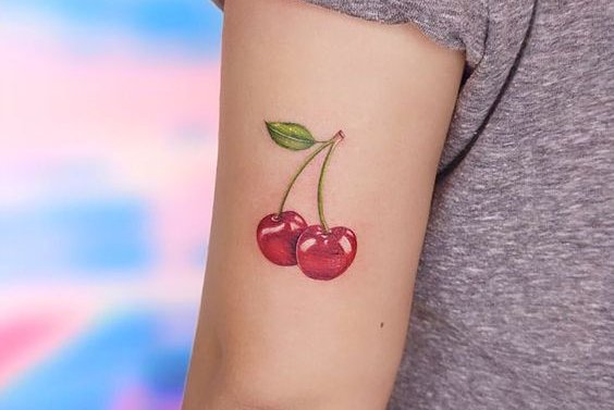 tatuaje cereza