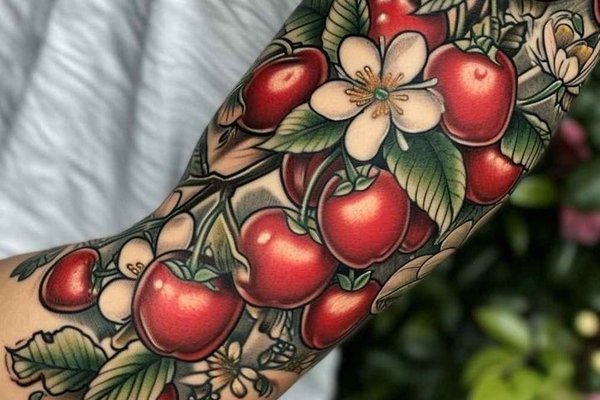 tatuaje cereza
