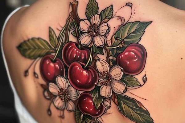 tatuaje cereza