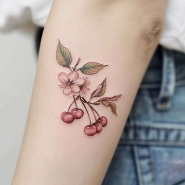 tatuaje cereza