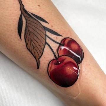 tatuaje cereza