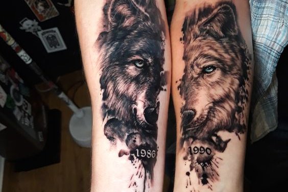 tatuaje lobo