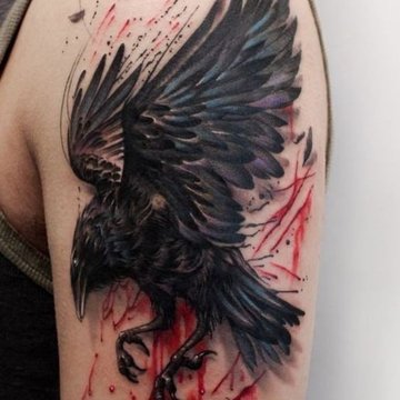 cuervos tatuajes